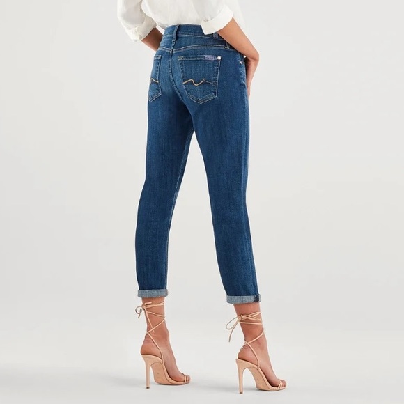 7 for all mankind Josefina Darkwash denim - Picture 7 of 7